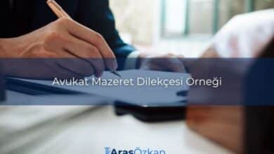avukat mazeret dilekcesi ornegi avukat mazeret dilekcesi ornegi